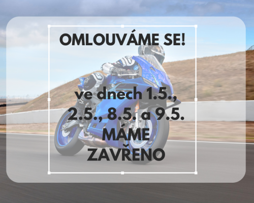 Ve dnech 1.5., 2.5., 8.5., 9.5. ZAVŘENO